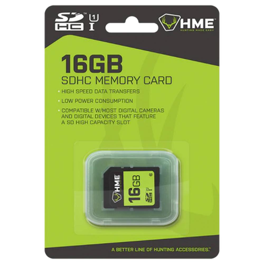 Gsm Trail Camera Accessories Gsm HME 16GB SDHC Memory Card 1/ct