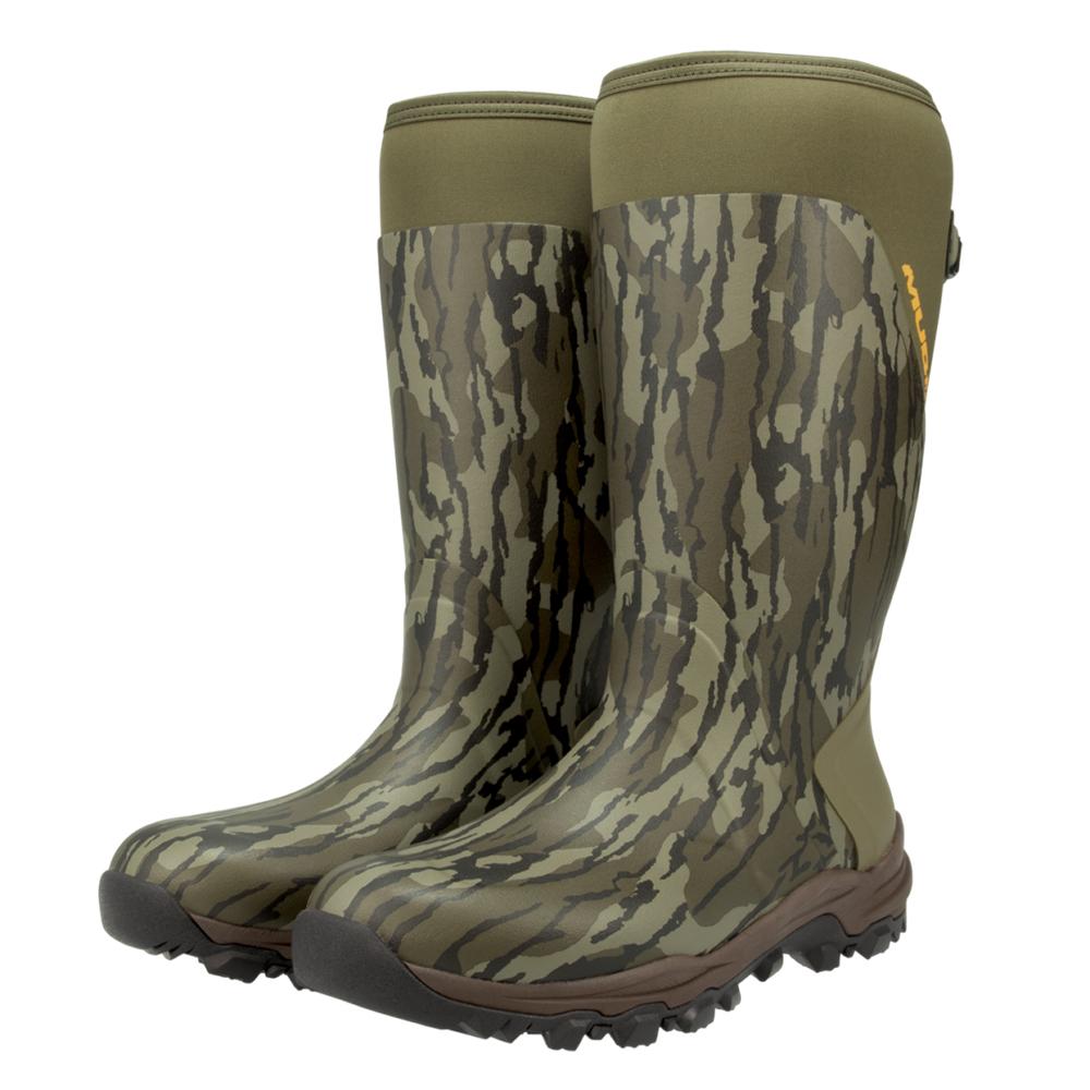 Gsm Boots &amp; Shoes Gsm Muddy DV8 17" Non-Insulated Boots Mossy Oak Bottomland Size 13D