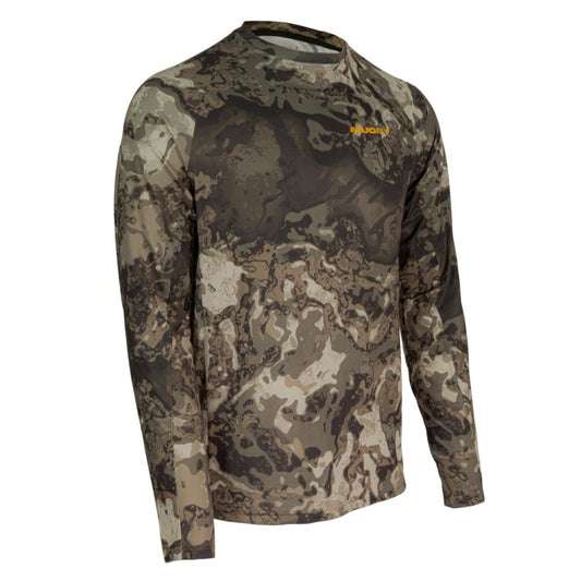 Gsm Long Sleeve Shirts Gsm Muddy Base Layer Crew Long Sleeve Shirt Veil Canyon Grey 3XL