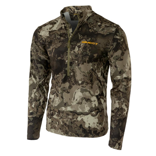 Gsm Jackets Coats &amp; Parkas Gsm Muddy TR Lightweight Quarter Zip Long Sleeve Shirt Veil Canyon Grey 3XL