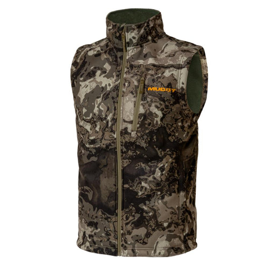 Gsm Vests Gsm Muddy TRX Softshell Vest Veil Canyon Grey M