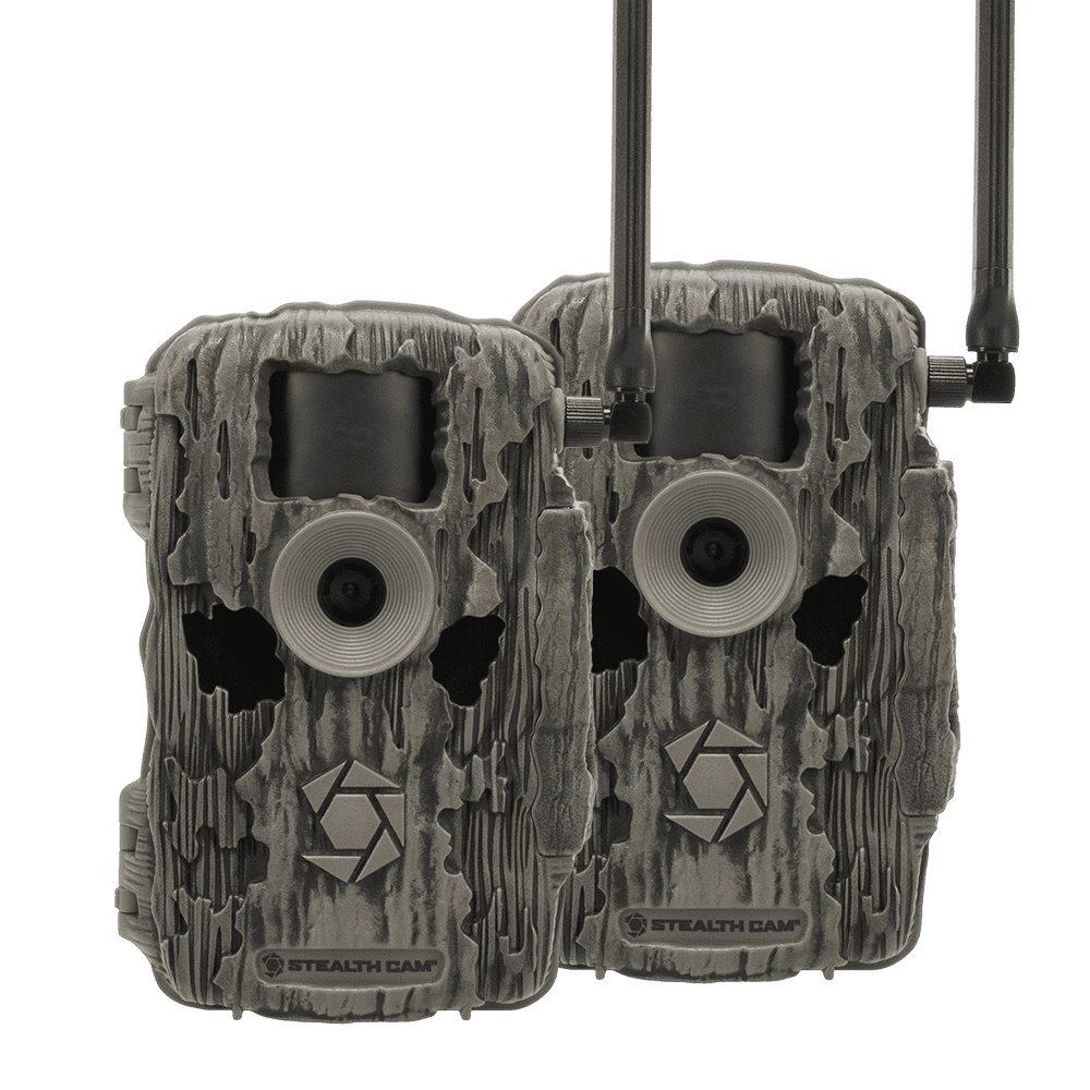 Gsm Cellular Trail Cameras Gsm StealthCam Fusion Max Trail Camera w Auto Network Coverage 36MP 2/Pack