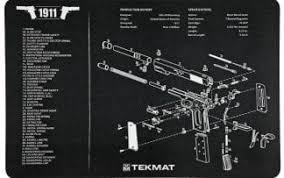 Gsm Gun Cleaning Mats Gsm TekMat 11x17 Gun Cleaning Mat- 1911