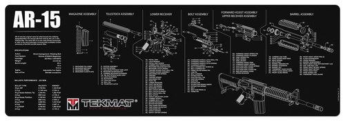 Gsm Gun Cleaning Mats Gsm TekMat 12x36 Gun Cleaning Mat - AR-15 Black