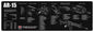 Gsm Gun Cleaning Mats Gsm TekMat 12x36 Gun Cleaning Mat - AR-15 Black