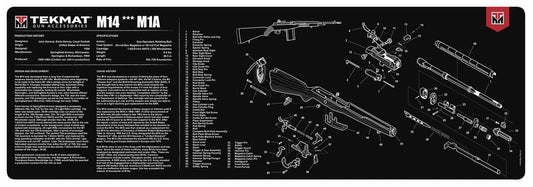 Gsm Shooting|Gun Cleaning Mats Gsm TekMat 12x36 Gun Cleaning Mat - M14 (M1A)