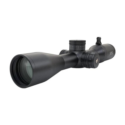 German Precision Optics Centerfire Scopes German Precision Optics GPO Centuri 6x Rifle Scope 3-18x44i 30mm SFP MOAi Illum. Black