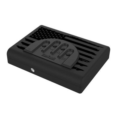GunVault Gun Safes &amp; Cabinets GunVault  GunVault MicroVault USA Flag Edition Combination Safe