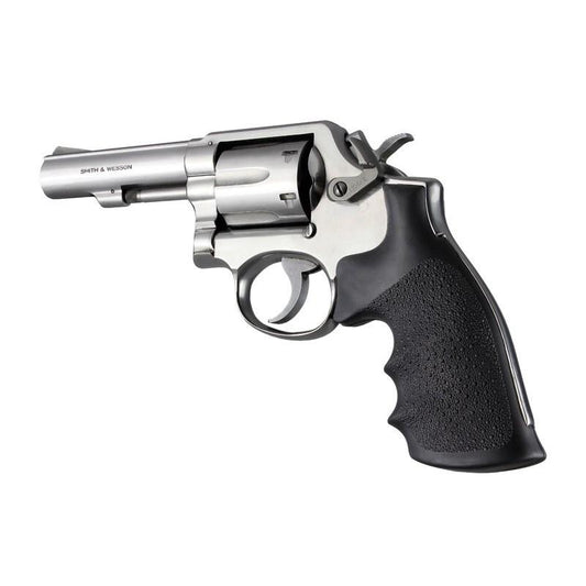 Hogue Grips Hogue  Hogue S&W K/L Frame Square Butt Rubber Handgun Grip Black