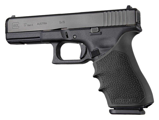 Hogue Grips Hogue  HandAll Beavertail Grip Sleeve Glock 17 Gen 1-2-5 Black