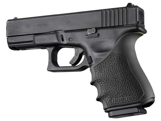 Hogue Grips Hogue  Hogue HandAll Beavertail Grip Sleeve Glock 19 23 32 38 Gen 3-4  Black