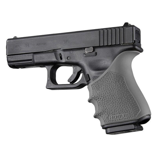 Hogue Gun Parts|Grips Hogue  Hogue HandAll Beavertail Handgun Grip Sleeve for Glock 19 Gen 3-4 Slate Grey