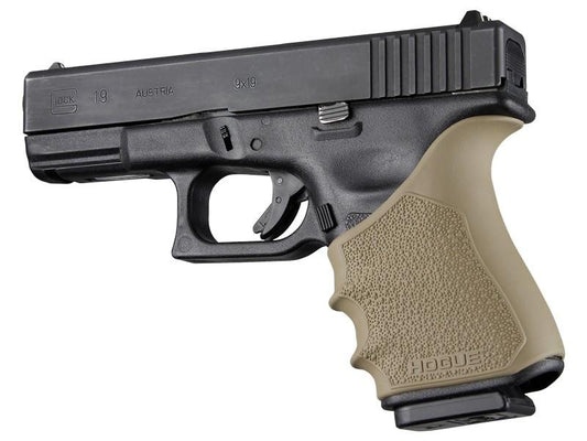 Hogue Grips Hogue  HandAll Beavertail Grip Sleeve Glock 19 Gen 3-4 Flat Dark Earth