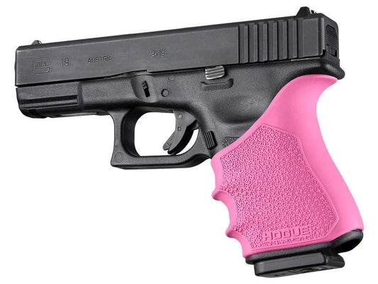 Hogue Grips Hogue  Hogue HandAll Beavertail Grip Sleeve Glock 19 23 32 38 Gen 3-4  Pink