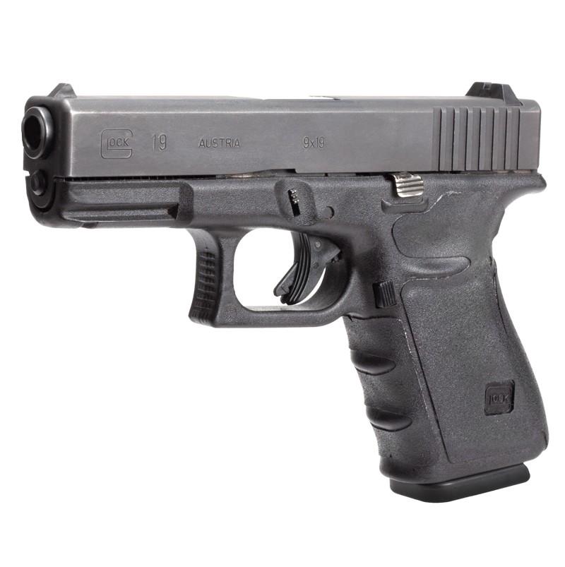 Hogue Gun Parts|Grips Hogue  Hogue Wrapter Rubber Adhesive Grip for GLOCK Gen 3 Models 17 17L 18 22 24 31 34 35 37 - Black