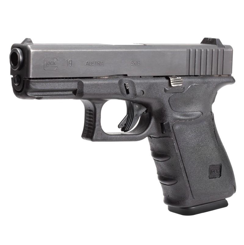 Hogue Gun Parts|Grips Hogue  Hogue Wrapter Rubber Adhesive Grip for Glock Gen 4 Models 17 17MOS 22 31 34 34MOS 35 35MOS - Black