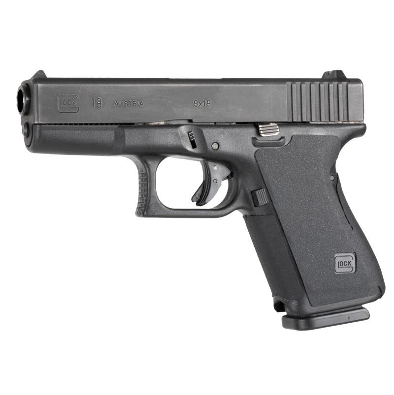 Hogue Gun Parts|Grips Hogue  Hogue Wrapter Rubber Adhesive Grip for Glock Gen 1-2 Models 192332 - Black