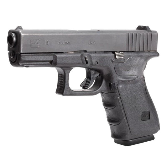 Hogue Gun Parts|Grips Hogue  Hogue Wrapter Rubber Adhesive Grip for GLOCK Gen 3 Models 19 23 32 38 - Black