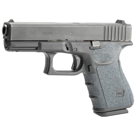 Hogue Grips Hogue  Wrapter Grit Adhesive Grip for Glock 19 23 32 38 Models Black