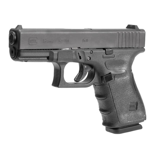 Hogue Gun Parts|Grips Hogue  Hogue Wrapter Rubber Adhesive Grip for Glock Gen 4 Models 19 19MOS 23 32 - Black