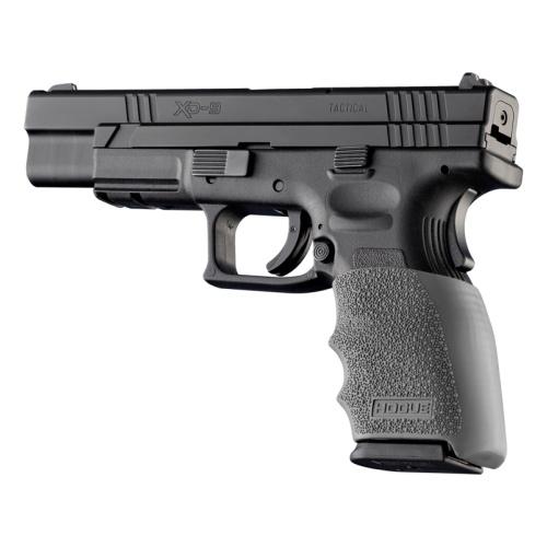 Hogue Grips Hogue  Hogue Handall Hybrid Grip Sleeve for Springfield XD Full Size 9mm Luger/.357 Sig/40 S&W Slate Grey