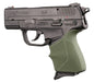 Hogue Gun Parts|Grips Hogue  Hogue Springfield Armory XD-E 9mm/.45ACP: HandALL Beavertail Grip Sleeve - OD Green