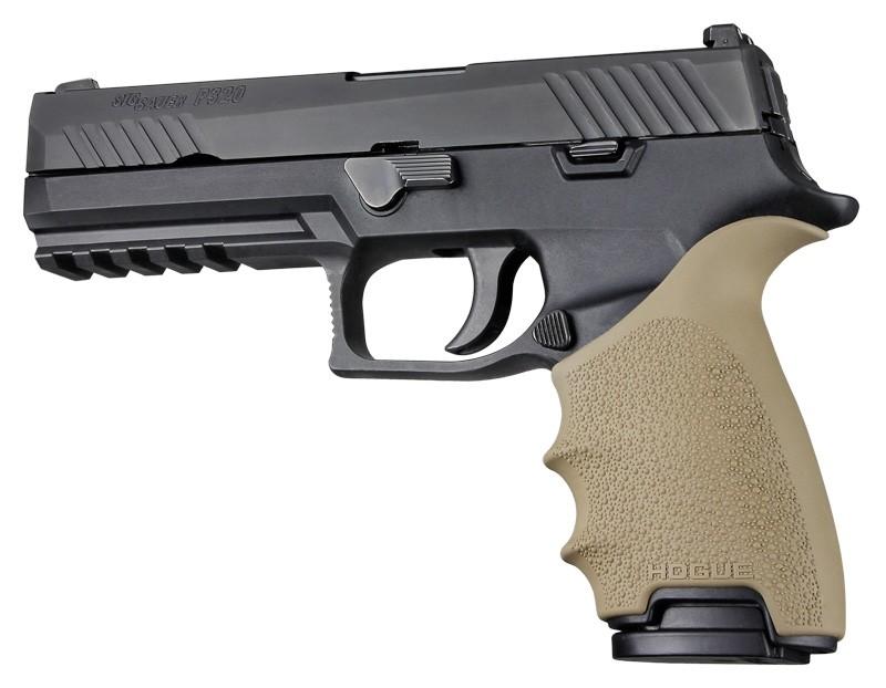 Hogue Grips Hogue  Hogue HandAll Beavertail Grip Sleeve Sig Sauer P320 Flat Dark Earth