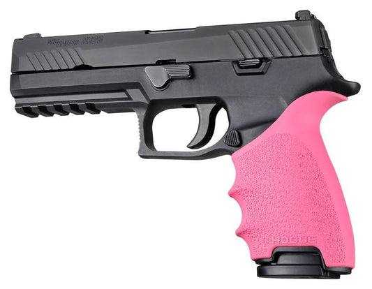 Hogue Grips Hogue  Hogue HandAll Beavertail Grip Sleeve Sig Sauer P320 Pink