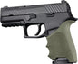 Hogue Grips Hogue  HandAll Beavertail Grip Sleeve Sig Sauer P320 Compact OD Green