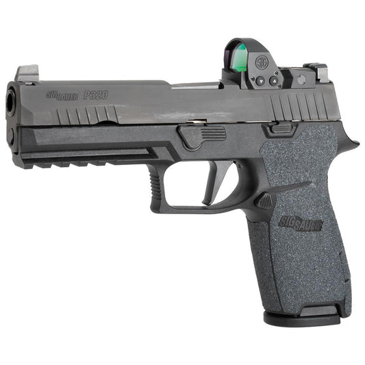 Hogue Gun Parts|Grips Hogue  Hogue Wrapter Grit Adhesive Grip Sig Sauer P320 Black Med.Module Full Size