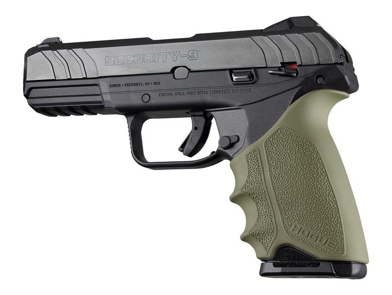 Hogue Grips Hogue  Houge HandAll Beavertail Grip Sleeve Ruger Security 9 OD Green