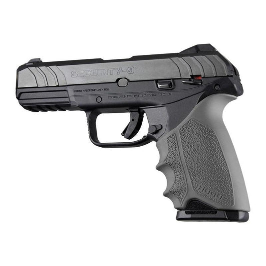 Hogue Grips Hogue  Hogue HandAll Beavertail Handgun Grip Sleeve for Ruger Security 9 Slate Grey