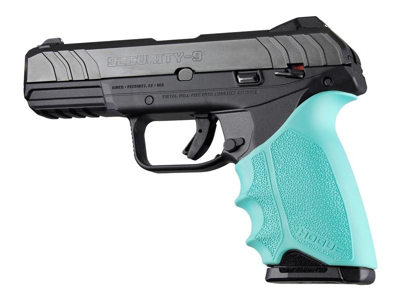 Hogue Grips Hogue  Hogue HandAll Beavertail Grip Sleeve Ruger Security 9 Aqua