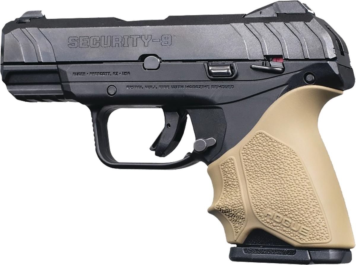Hogue Grips Hogue  Hogue HandAll Beavertail Grip Sleeve Ruger Security 9 Compact - FDE