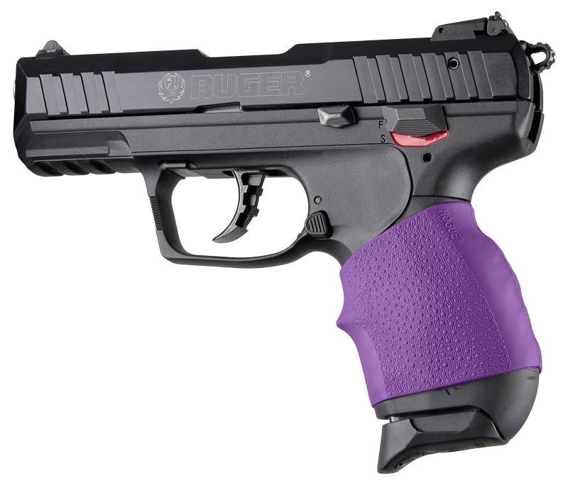 Hogue Gun Parts|Grips Hogue  Handall Jr. Small Size Grip Sleeve Purple