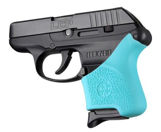 Hogue Grips Hogue  Hogue Handall Hybrid Ruger LCP Grip Sleeve-Aqua