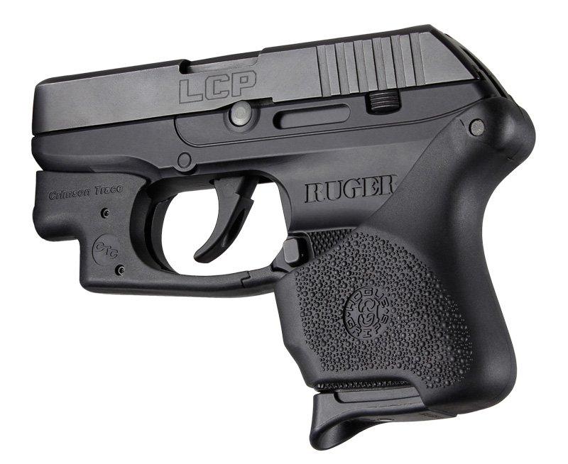 Hogue Grips Hogue  Hogue Grips Handall Universal Grip Sleeve Ruger LCP with Crisman Trace Button