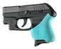 Hogue Grips Hogue  Hogue Handall Hybrid Ruger LCP Crimson Trace Button Grip Sleeve Aqua