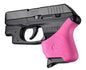Hogue Grips Hogue  Hogue Grips Handall Universal Grip Sleeve Ruger LCP - Pink with Crisman Trace Button