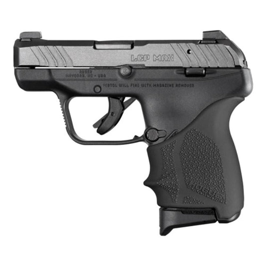 Hogue Grips Hogue  Hogue HandAll Beavertail Grip Sleeve Ruger LCP Max Black