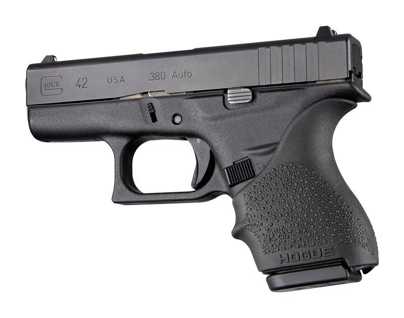 Hogue Grips Hogue  Hogue HandAll Beaver Tail Grip Sleeve Glock 42 43 - Black