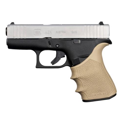 Hogue Grips Hogue  Hogue HandAll Beavertail Grip Sleeve Glock 43X/48 FDE