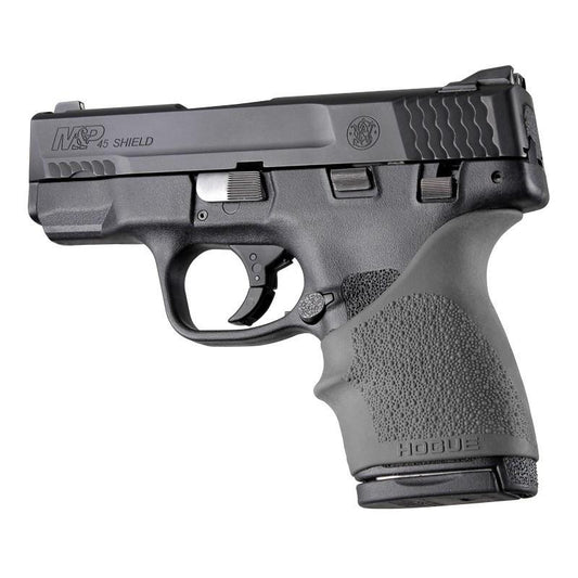 Hogue Gun Parts|Grips Hogue  Hogue HandAll Beavertail Handgun Grip Sleeve for S&W M&P Shield 45/Kahr P9/40 CW9/40 Slate Grey