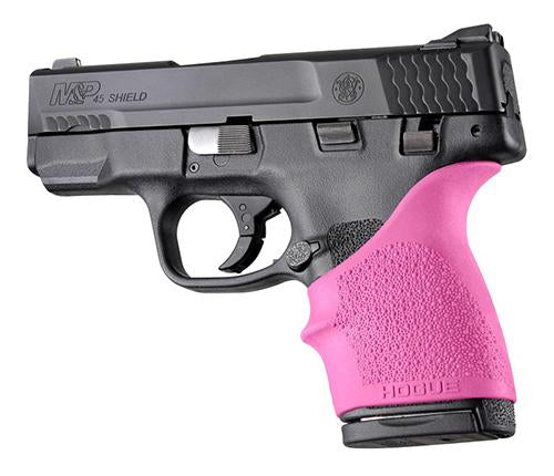 Hogue Grips Hogue  Hogue HandAll Beavertail Grip Sleeve For S&W M&P Shield 45 Kahr P9/P40/CW9/CW40-Pink