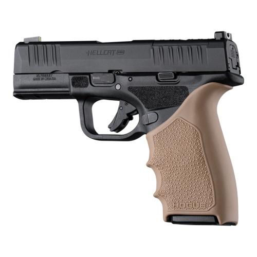 Hogue Grips Hogue  Hogue HandAll Beaver Tail Handgun Grip Sleeve Springfield Armory Hellcat Pro FDE