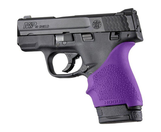 Hogue Grips Hogue  Hogue HandAll Beaver Tail Grip Sleeve S&W M&P Shield Ruger LC9 Glock 26/27 Purple
