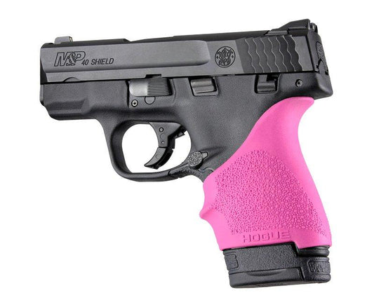 Hogue Grips Hogue  Hogue HandAll Beaver Tail Grip Sleeve S&W M&P Shield Ruger LC9 Glock 26/27 Pink