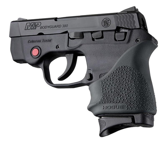 Hogue Grips Hogue  Hogue HandAll Beavertail Grip Sleeve for S&W Bodyguard 380/Taurus TCP & Spectrum-Black