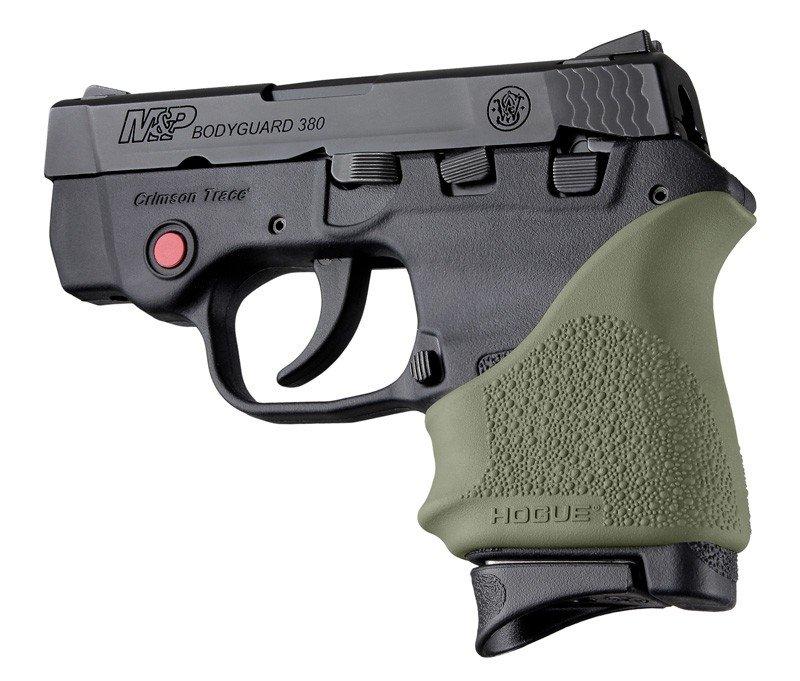 Hogue Grips Hogue  Hogue HandAll Beaver Grip Sleeve S&W Bodyguard 380/Taurus TCP & Spectrum OD GN
