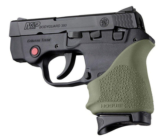 Hogue Grips Hogue  Hogue HandAll Beaver Grip Sleeve S&W Bodyguard 380/Taurus TCP & Spectrum OD GN